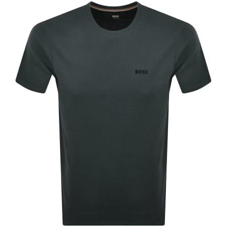Recommended Product Image for BOSS Waffle T Shirt Green