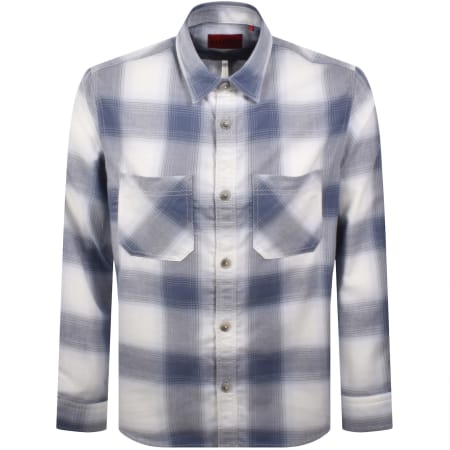 Product Image for HUGO Erato Long Sleeve Shirt Blue