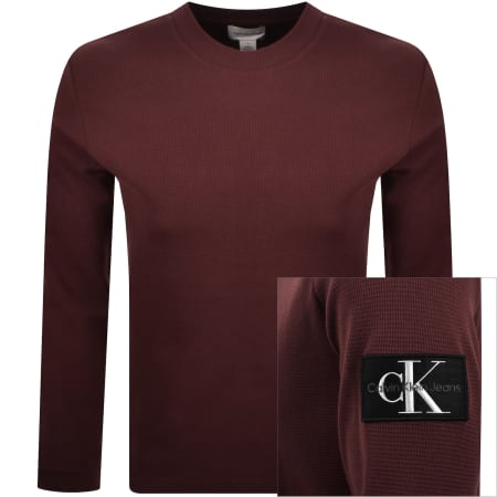 Product Image for Calvin Klein Jeans Waffle T Shirt Brown