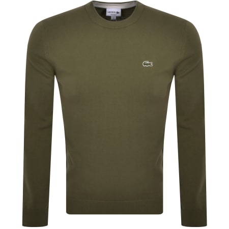Product Image for Lacoste Crew Neck Knit Jumper Green