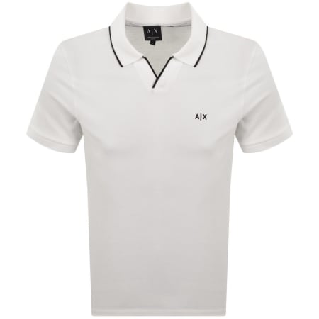 Product Image for Armani Exchange Polo T Shirt Off White
