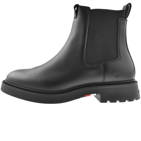 Product Image for Tommy Hilfiger Leather Chelsea Boots Black