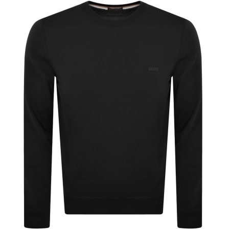 Product Image for BOSS Botto L Knit Jumper Black