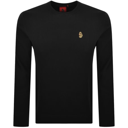 Product Image for Luke 1977 Gerard 3 Knit Jumper Black