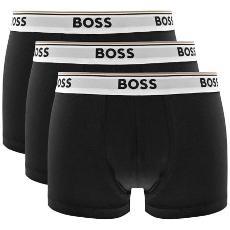 Product Image for BOSS Underwear Three Pack Trunks Black