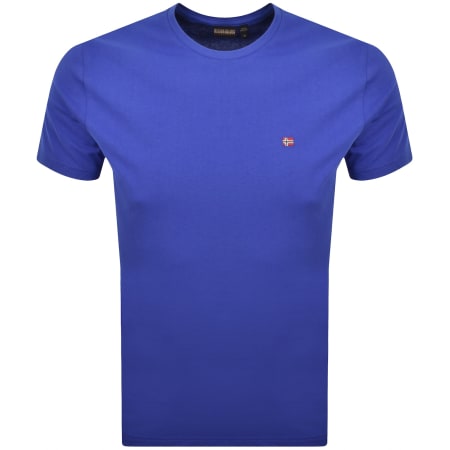 Product Image for Napapijri Salis Sum Logo T Shirt Blue