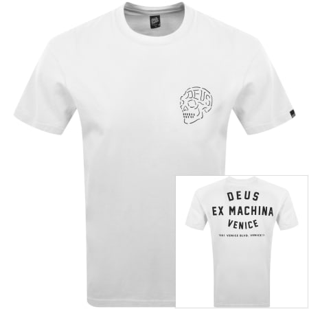 Product Image for Deus Ex Machina Venice Skull T Shirt White