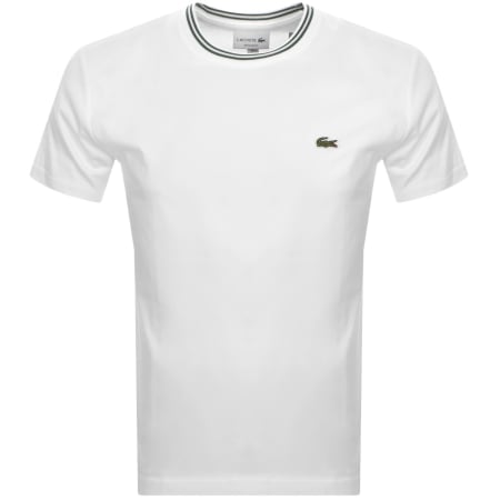 Product Image for Lacoste Crew Neck T Shirt White