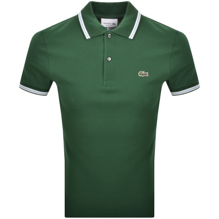 Product Image for Lacoste Tipped Polo T Shirt Green