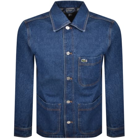 Product Image for Lacoste Denim Overshirt Mid Wash Blue