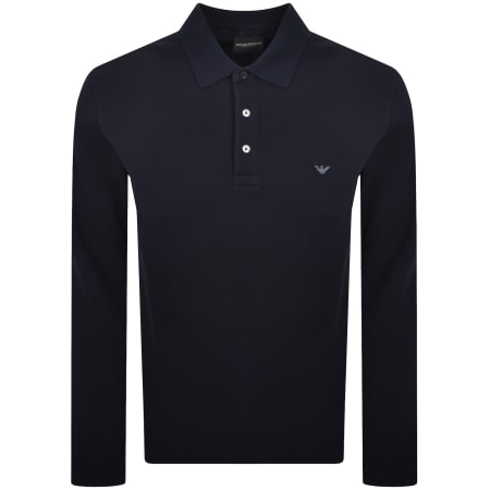 Product Image for Emporio Armani Loungewear Felpa Polo Navy