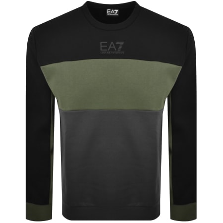 Product Image for EA7 Emporio Armani Logo Sweatshirt Black