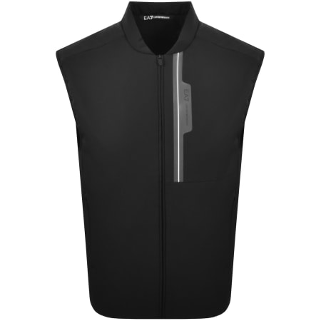 Product Image for EA7 Emporio Armani Logo Gilet Black