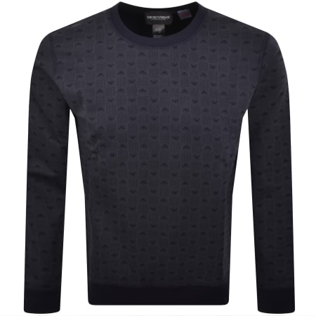 Product Image for Emporio Armani Loungewear Sweatshirt Blue