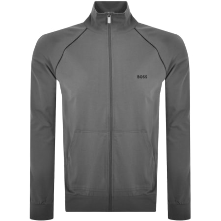 Product Image for BOSS Mix And Match Full Zip Sweatshirt Grey