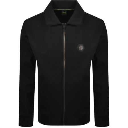 Recommended Product Image for BOSS Full Zip Sweatshirt Black