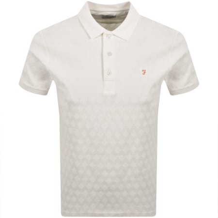 Product Image for Farah Horace Short Sleeved Polo T Shirt Cream