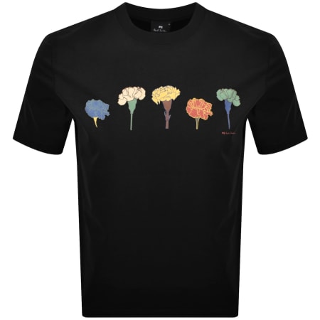 Product Image for Paul Smith Carnation Line T Shirt Black