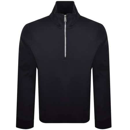 Product Image for Paul Smith Half Zip Sweatshirt Navy