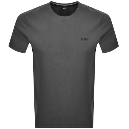 Product Image for BOSS Waffle T Shirt Grey