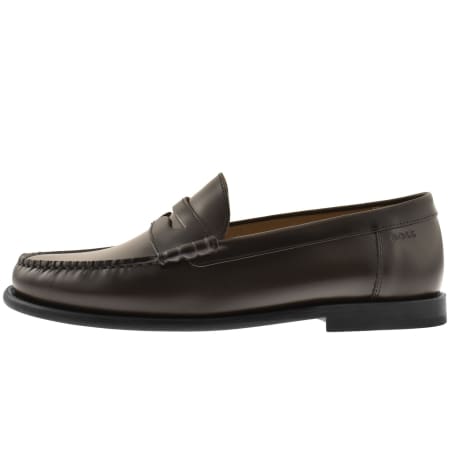 Product Image for BOSS Tevan Mocc Loafer Shoes Brown