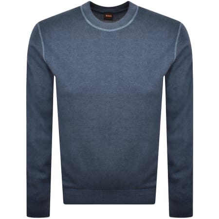 Product Image for BOSS Astefo Knit Jumper Blue