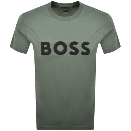 Product Image for BOSS Iconic Zone T Shirt Green