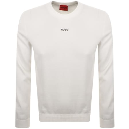 Product Image for HUGO San Cassius Knit Jumper Cream