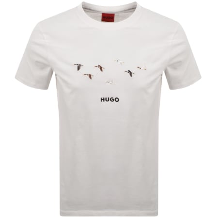 Product Image for HUGO Dugolini T Shirt Off White