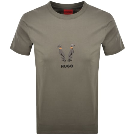 Product Image for HUGO Dugolini T Shirt Grey