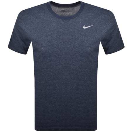 Product Image for Nike Training Dri Fit Logo T Shirt Blue