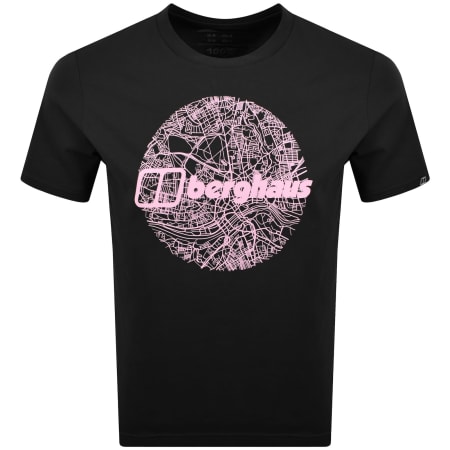 Product Image for Berghaus Map Of The Moon T Shirt Black