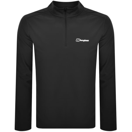 Product Image for Berghaus 24/7 Tech Half Zip T Shirt Black