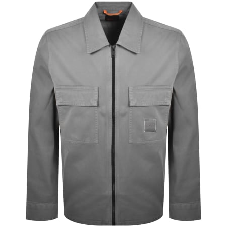 Product Image for BOSS Lovel Full Zip Overshirt Grey