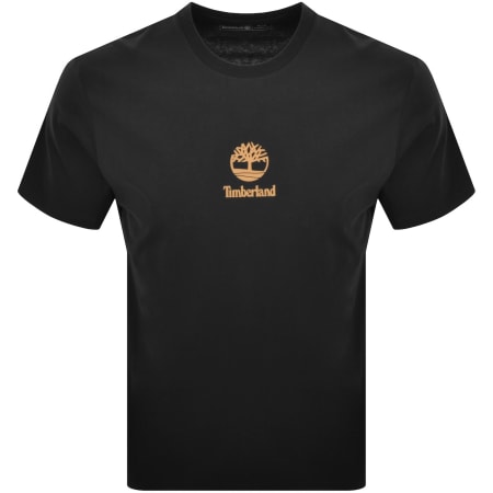 Product Image for Timberland Print Stack Logo T Shirt Black