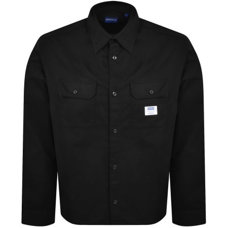 Product Image for HUGO Blue Ekynone Long Sleeve Shirt Black