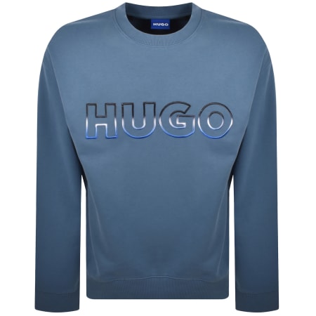 Product Image for HUGO Blue Nogocrew Sweatshirt Blue
