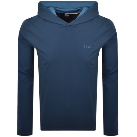 Product Image for BOSS Mix And Match Hooded T Shirt Blue
