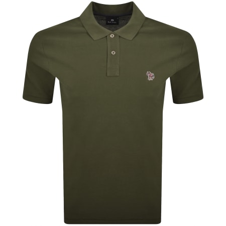 Product Image for Paul Smith Zebra Polo T Shirt Green