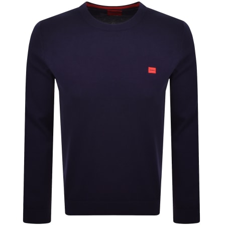 Product Image for HUGO San Cassius Knit Jumper Navy