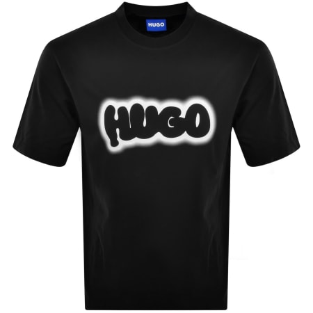 Product Image for HUGO Blue Nulibax T Shirt Black