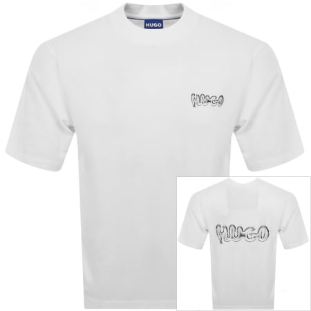 Product Image for HUGO Blue Nyrotee T Shirt White