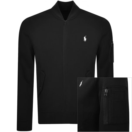 Product Image for Ralph Lauren Full Zip Bomber Sweatshirt Black