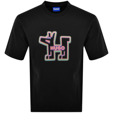 Product Image for HUGO Blue Nedirix T Shirt Black