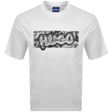 Product Image for HUGO Blue Nedirix T Shirt White