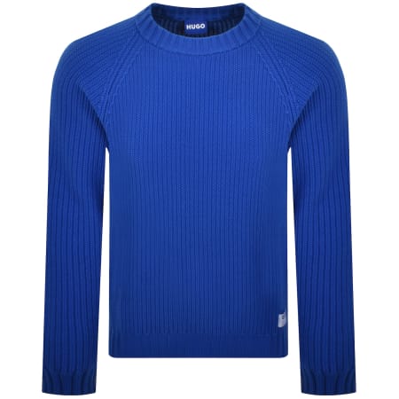 Product Image for HUGO Blue Sonnee Jumper Blue