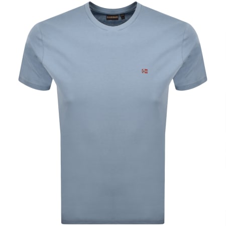 Product Image for Napapijri Salis Sum Logo T Shirt Blue