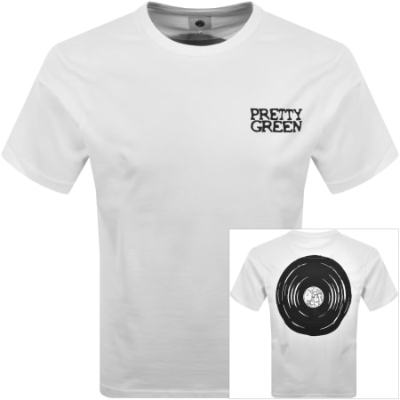 Product Image for Pretty Green Vinyl T Shirt White