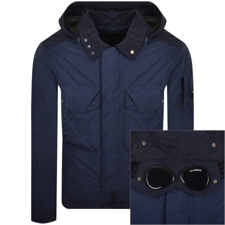 Product Image for CP Company Goggle Overshirt Midnight Navy