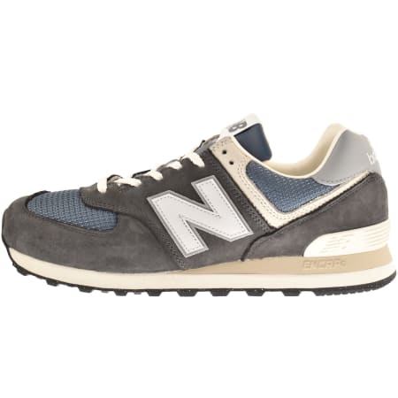 Product Image for New Balance 574 Trainers Black Cement